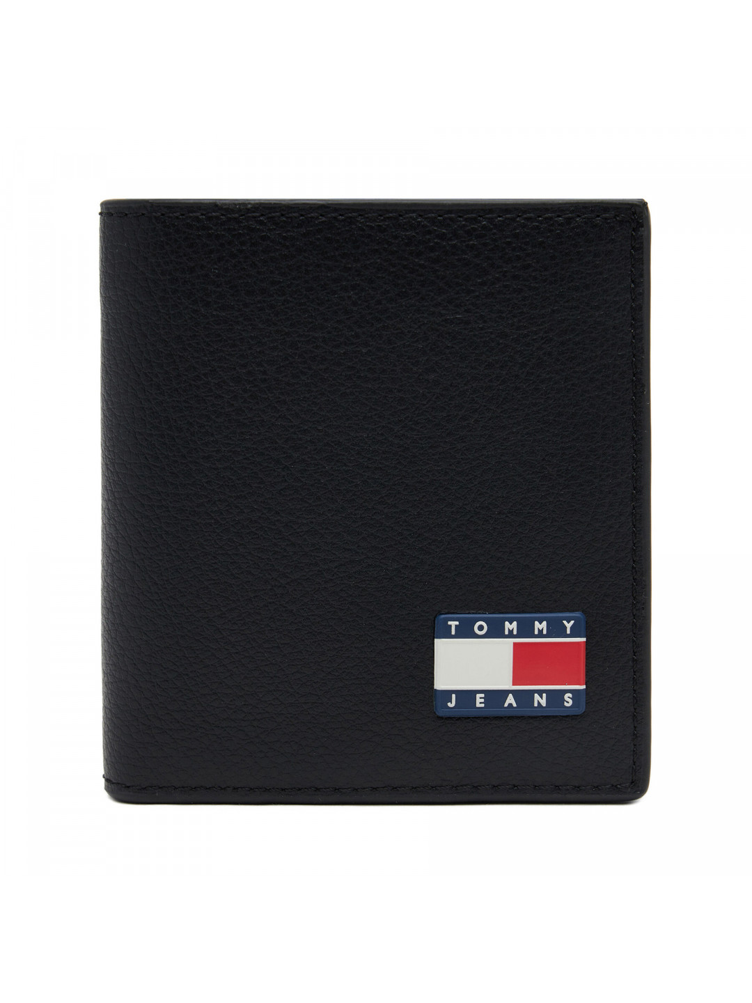 Velká pánská peněženka Tommy Jeans Tjm Heritage Leather Cc & Coin AM0AM13372 Černá